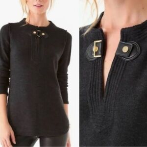 Tory Burch Mim Buckle Tunic Sweater